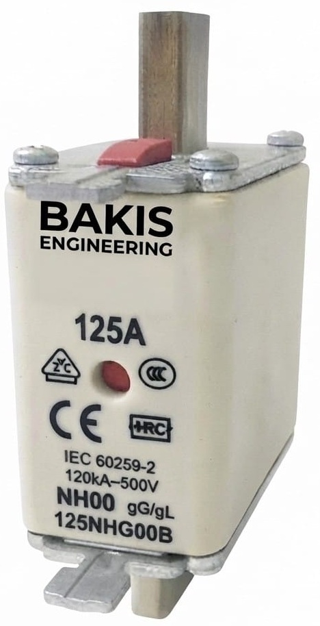 Bakis Engineering Product - 125A NH00 HRC Fuse
